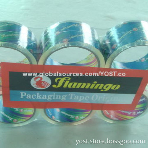 China Hot Sale Super Clear BOPP Tape, BSCI, Taiwan Glue